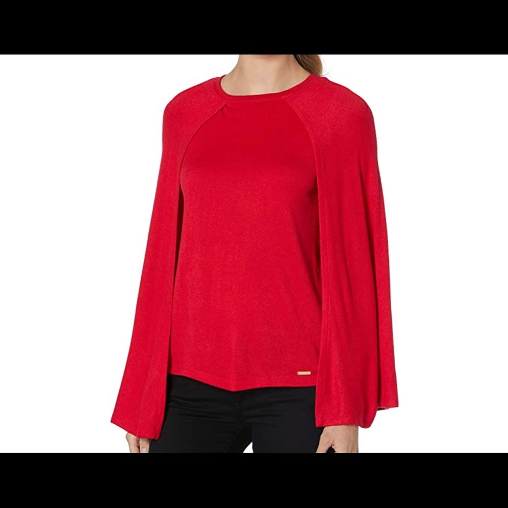 Red Cape Top